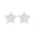 Brinco Estrela, com Diamantes, 0,496 cts - comprar online