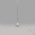 Colar gravatinha South Sea negra e Diamante negro - comprar online