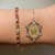 Pulseira pedras coloridas na internet