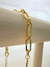 Pulseira fio quadrado com cadeado 1458