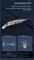 Isca de pesca MEREDITH-JERK MINNOW, isca dura, wobbler flutuante, profundidade p - loja online