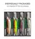 Isca de pesca MEREDITH-JERK MINNOW, isca dura, wobbler flutuante, profundidade p - Lanciare Shop