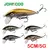JOHNCOO 5cm 5g Afundando Minnow Wobblers Iscas de pesca Isca de truta e isca dura Jerkbait para equipamento de pesca de poleiro