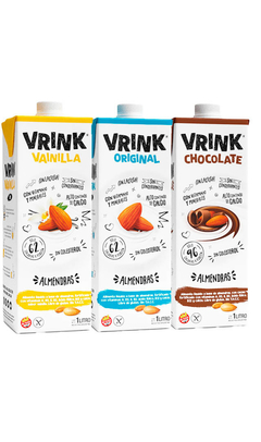 Leche de almendras Vrink original Sin azúcar x 1 Lt - comprar online