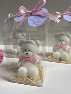 Vela urso lembrancinha maternidade e chá revelação - loja online