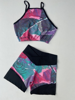 Conj. Short detalhe Ref. 002 - Paris Fitness