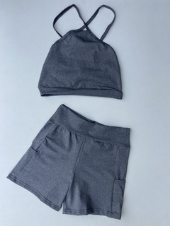 Conj. Short com bolso - comprar online