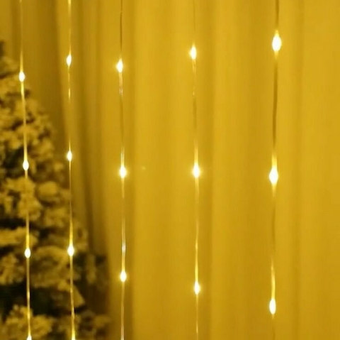CORTINA LUCES CALIDA 3X2MTS 9710