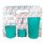 SET TARROS ENCASTRABLES X2 PASTELES + MATE CON ASA - Bamboo