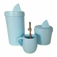 SET TARROS ENCASTRABLES X2 PASTELES + MATE CON ASA