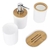 JUEGO DE BAÑO BLANCO Y BAMBOO 4480 - comprar online