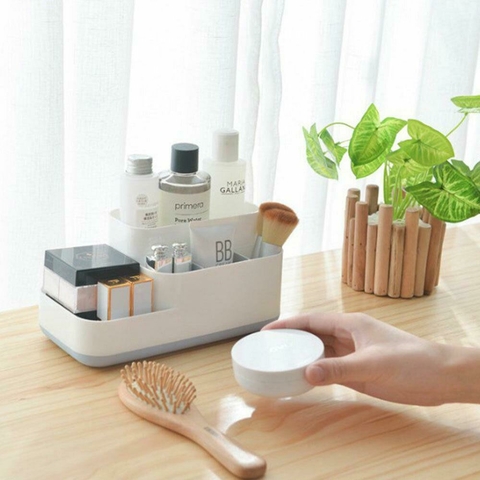 ORGANIZADOR BAÑO GRIS 23X13