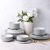 BOWL C BORDE BLANCO/GRIS C5497 - Bamboo
