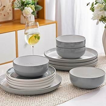 BOWL C BORDE BLANCO/GRIS C5497