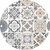 INDIVIDUAL REDONDO ESTAMPADO - comprar online