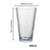 SET X 6 VASOS ESMERILADOS C4723 - comprar online