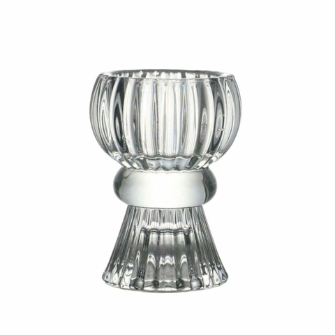 PORTAVELA VIDRIO TRANSPARENTE 5248