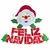 DECO PUERTA PAPA NOEL 11416