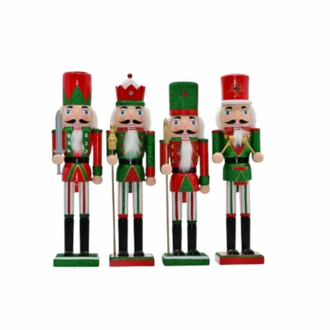 CASCANUECES VERDE-ROJO-BCO 30CM