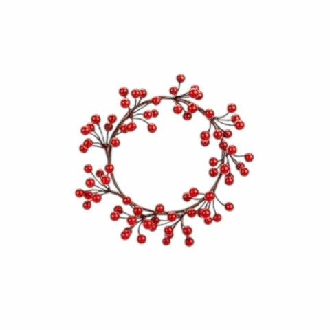 ROSCA CON FRUTOS ROJOS 22CM H9420