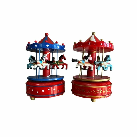 CAJA MUSICAL CALESITA REDONDA