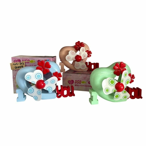 VENTILADOR DE MESA CORAZON - comprar online