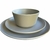 BOWL CH BEIGE 97006