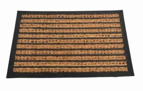 FELPUDO COCO Y GOMA RAYAS 0237 40X60