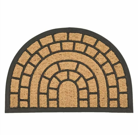 FELPUDO GOMA COCO CURVO LADRILLOS 0017