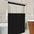 Cortina Box Para Banheiro Com Visor Transparente Liso Antimofo Em PVC Com Ganchos Plástico Grosso Varias Cores