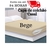 Capa De Colchão Cama Casal C/ Zíper Bege Capa Protetora - loja online