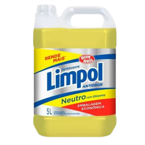 Detergente líquido com 5L Limpol