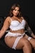 Lingerie plus size com cinta liga - comprar online