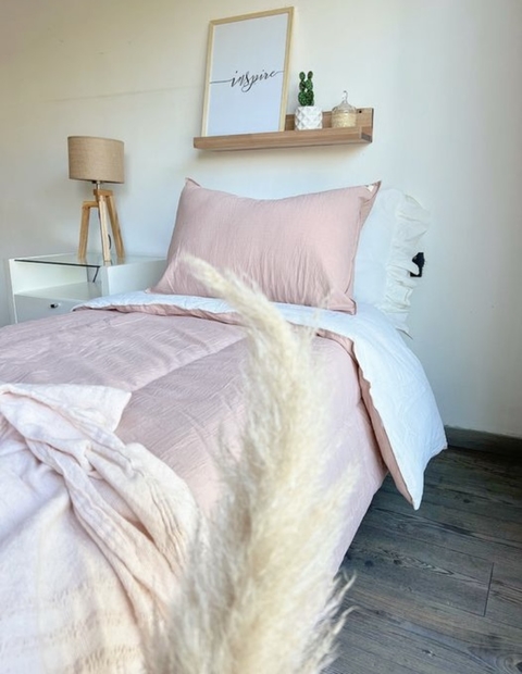 Acolchado 1 plaza reversible