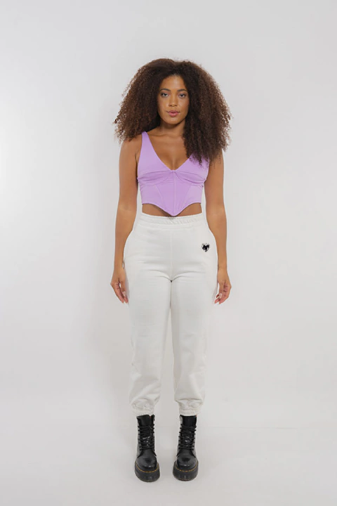 Calça Moletom Luma Branca