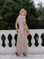 Vestido listrado acinturado - comprar online