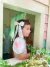 Conjunto Manga Curta de Tule Floral 3D J6541 - loja online