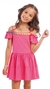 Saída Infantil/Juvenil Rosa com Pompom - Cecí. - comprar online