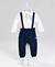 Conjunto body E jardineira Em moletom onda marinha 1231001 - comprar online