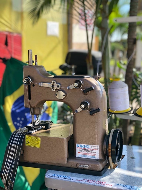 Máquina de costura Claltec para big-bag, ráfia e outros materiais transporte duplo