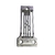 CHAPA AG FECHADEIRA BRACO 03 AGULHAS RESALTO BROTHER - comprar online