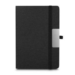 Kit Caderno RPET Ecológico com Placa de Metal e Caneta Personalizado - comprar online