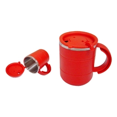 Caneca Inox com abs Redd 400 ml personalizada na internet