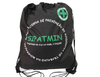 Mochila saco em nylon 210 e personalizada com logo e SIPATMIN SIPAT