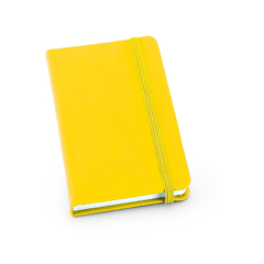 Caderno personalizado de bolso tipo moleskine com 80 folhas não pautadas, capa dura em couro sintético - comprar online