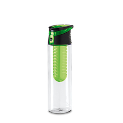 Squeeze personalizada confeccionada em AS com tampa flip top com infusor de frutas e capacidade até 740 ml. - loja online