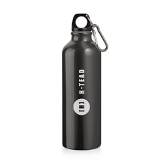 Squeeze personalizado em alumínio 750 ml e com chaveiro mosquetão