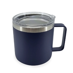 Caneca térmica personalizada e de inox 450ml com parede dupla e tampa com acesso ao bocal - comprar online