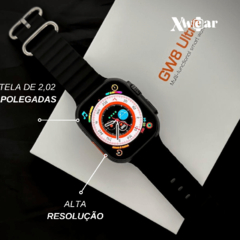 Imagem do Smartwatch GW8 ultra com trava de pulseiras com parafusos reais