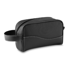 Necessaire personalizada em couro sintético e nylon 70 preto - comprar online